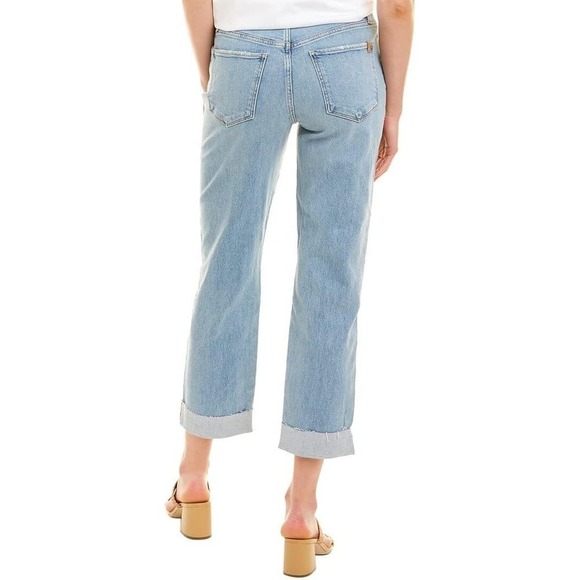 Joe's Jeans The Niki Jeans Mid Rise Boyfriend Distressed Denim Solasta NWT Sz 32 - Picture 2 of 7